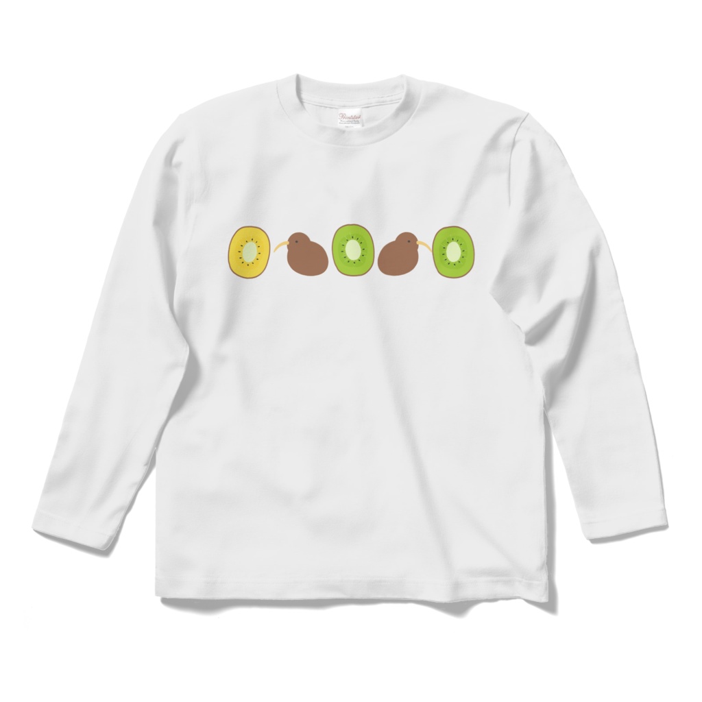 キウイのロングスリーブTシャツ