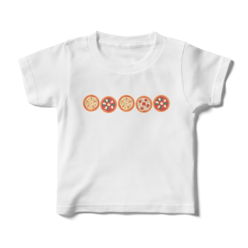ピザのキッズTシャツ