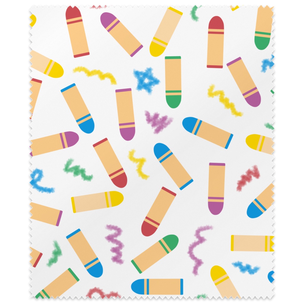 クレヨンのメガネ拭き