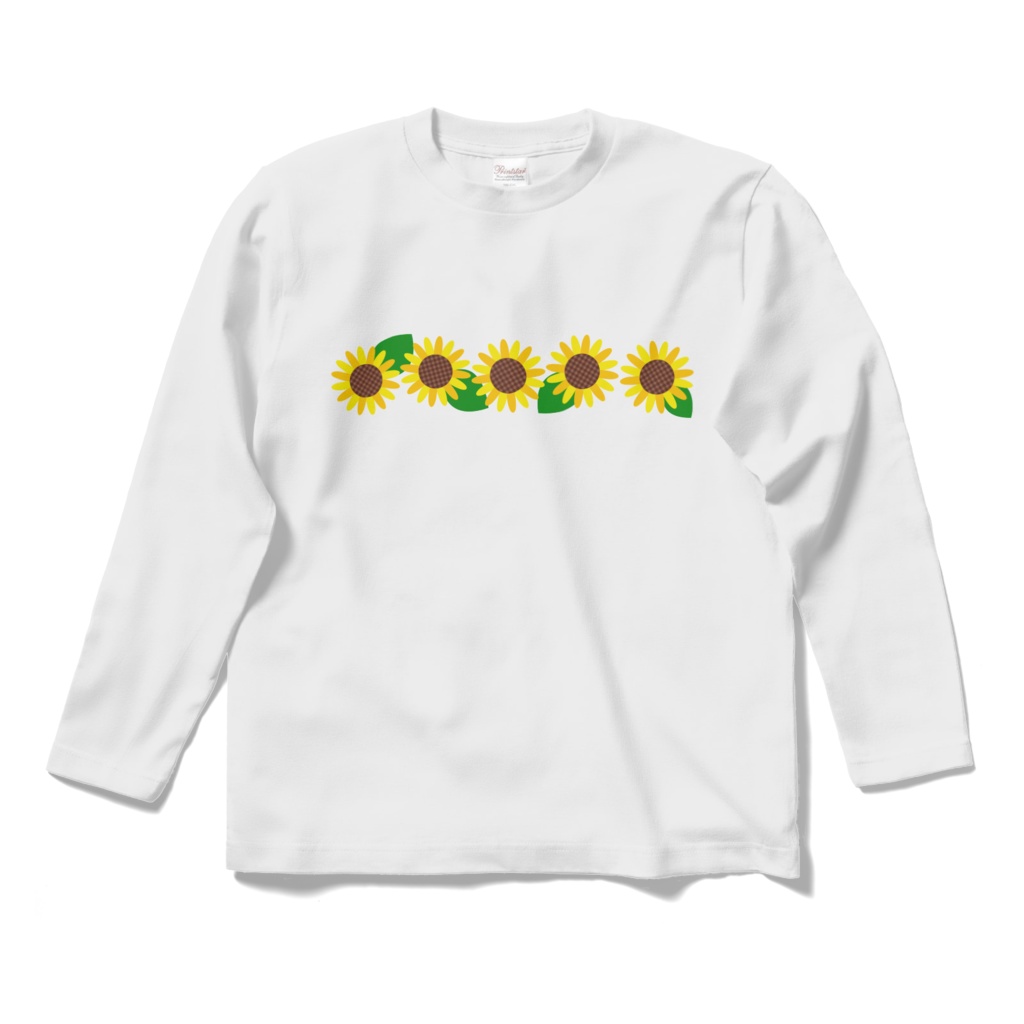 ヒマワリのロングスリーブTシャツ