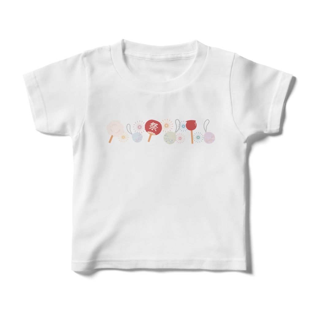 お祭りのキッズTシャツ