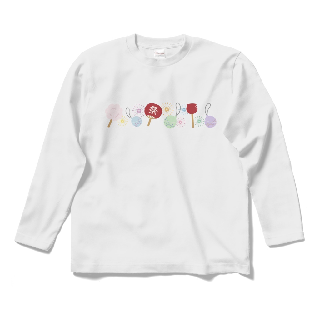 お祭りのロングスリーブTシャツ