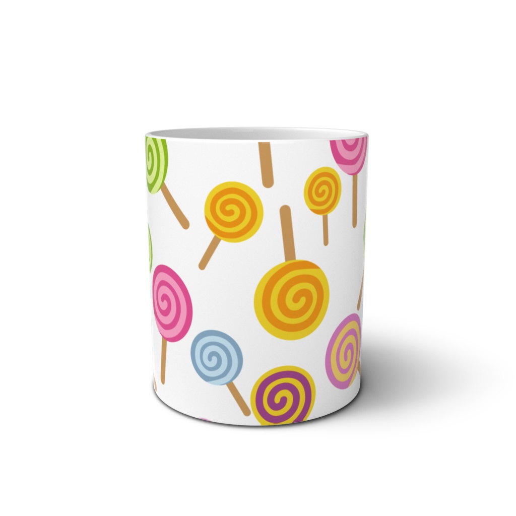 ぐるぐるキャンディのマグカップ