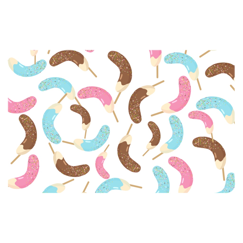 チョコバナナのICカードステッカー