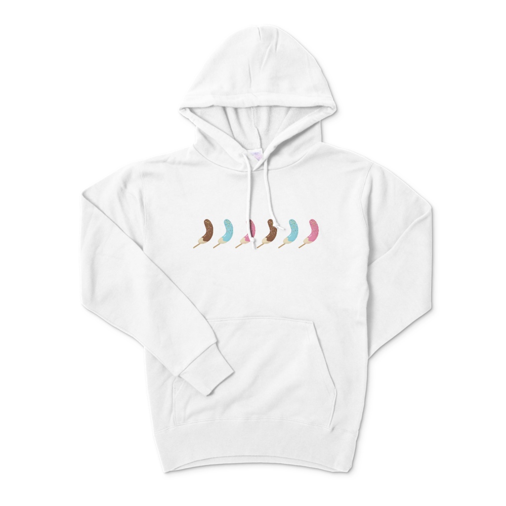 チョコバナナのパーカー