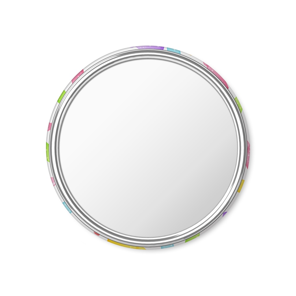 ラムネの缶ミラー