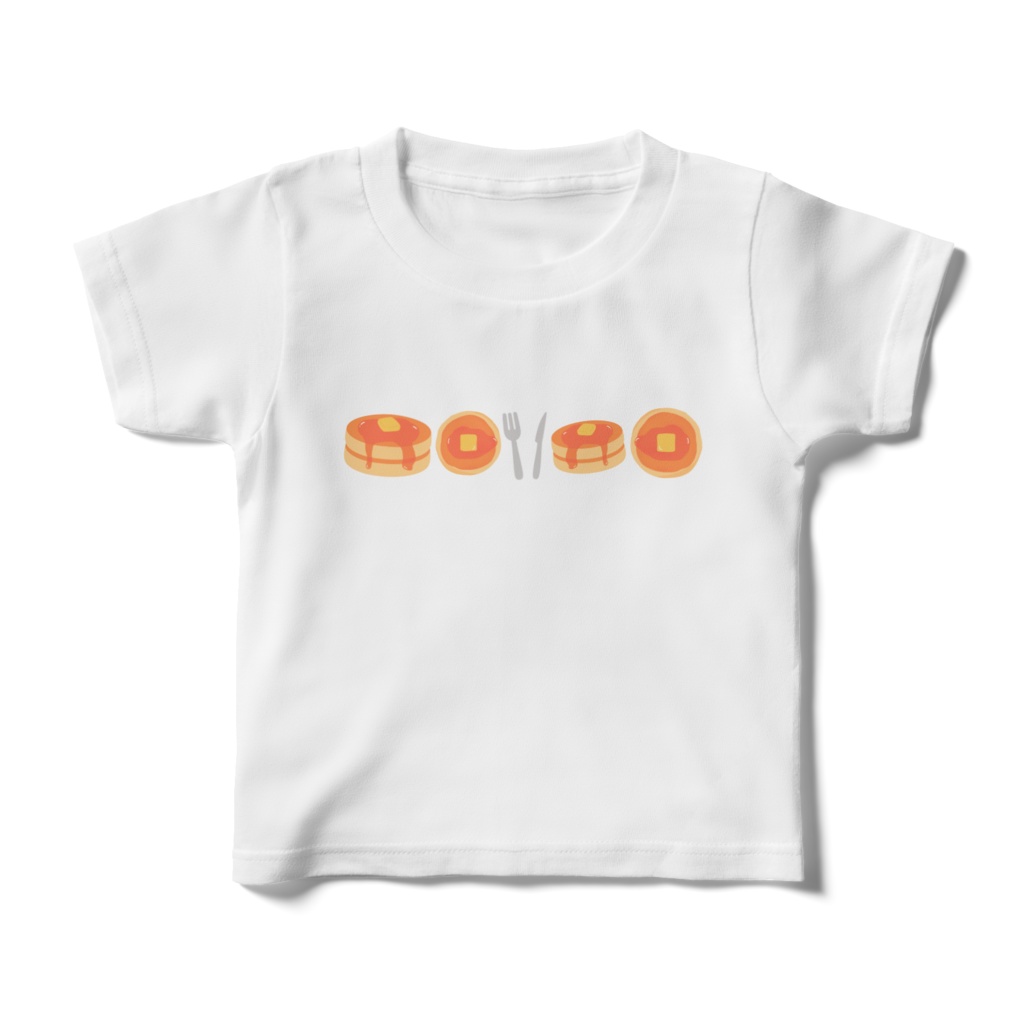 ホットケーキのキッズTシャツ