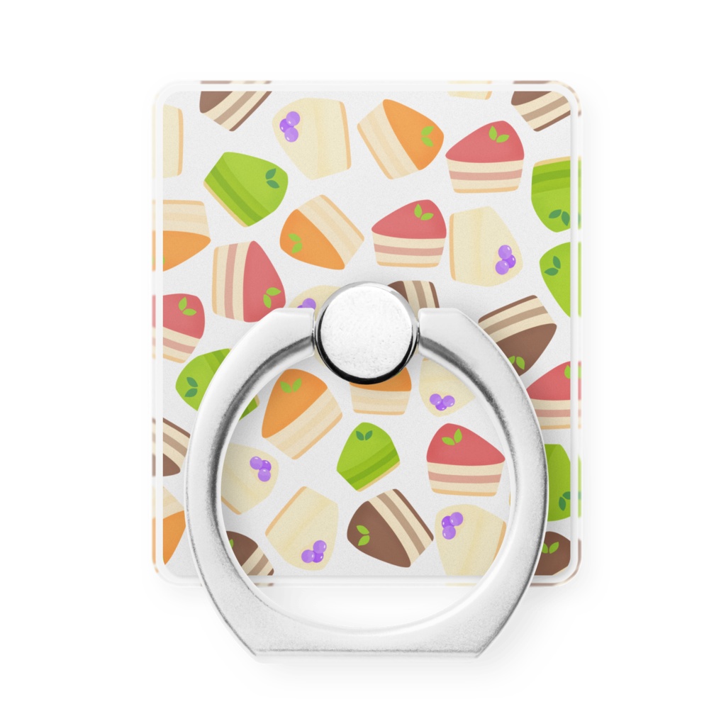 ケーキのスマホリング