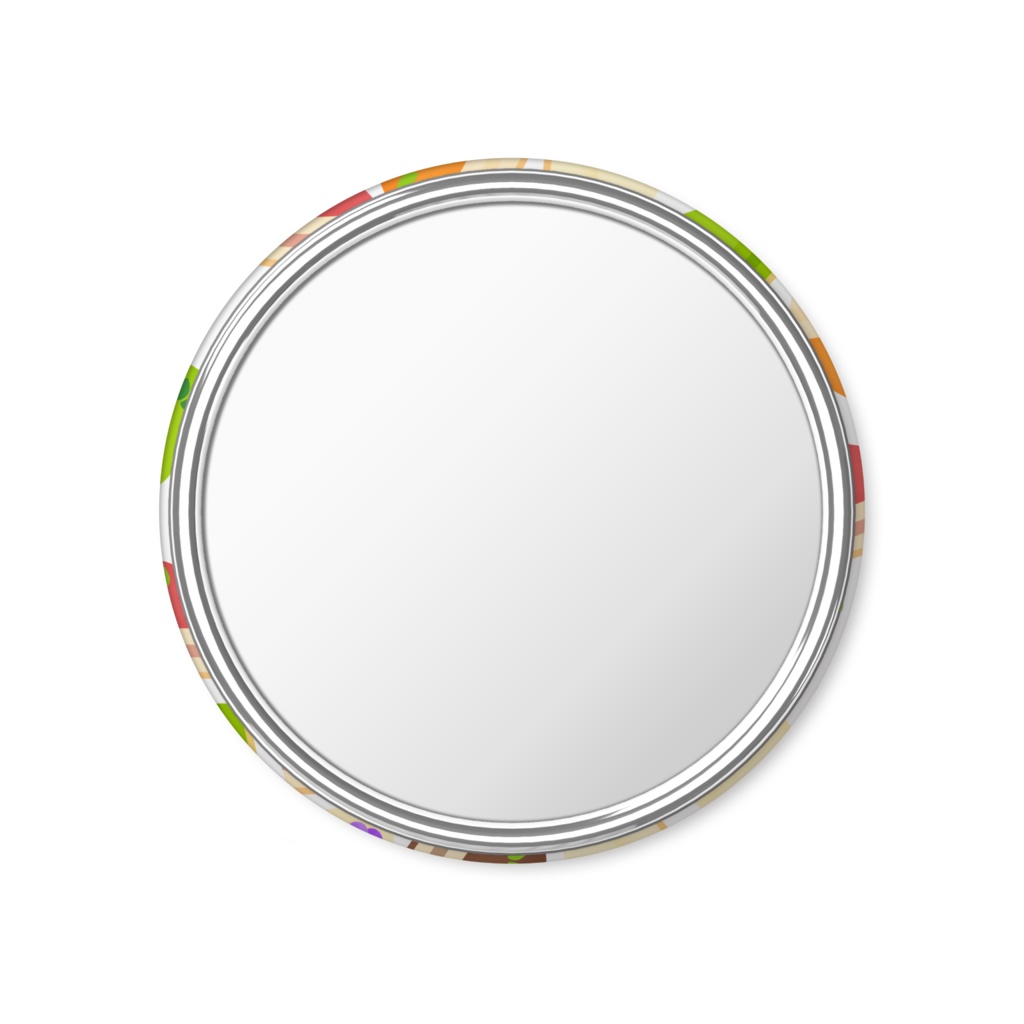 ケーキの缶ミラー