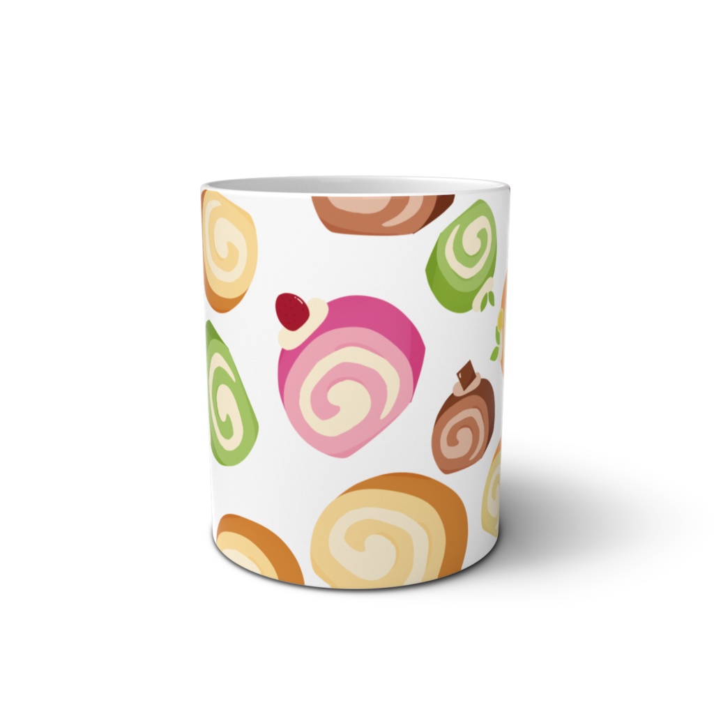 ロールケーキのマグカップ