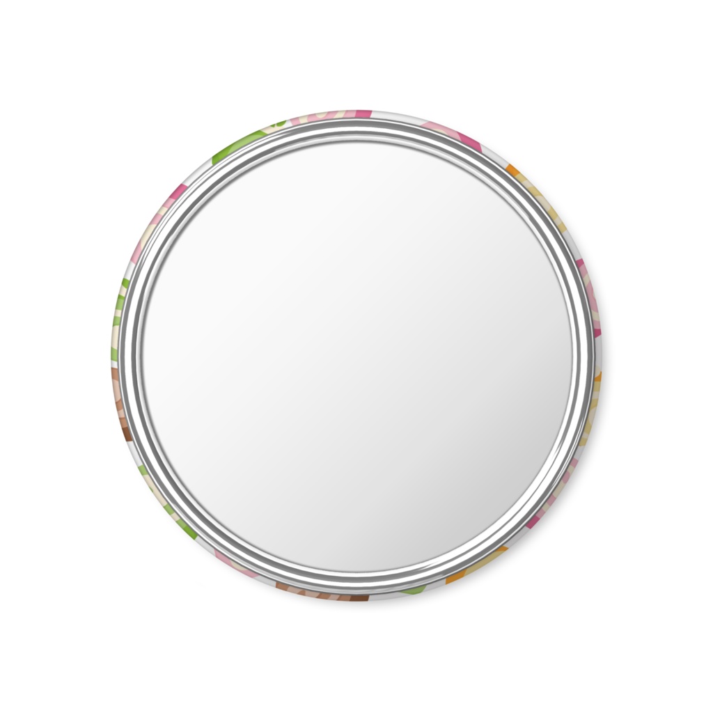 ロールケーキの缶ミラー