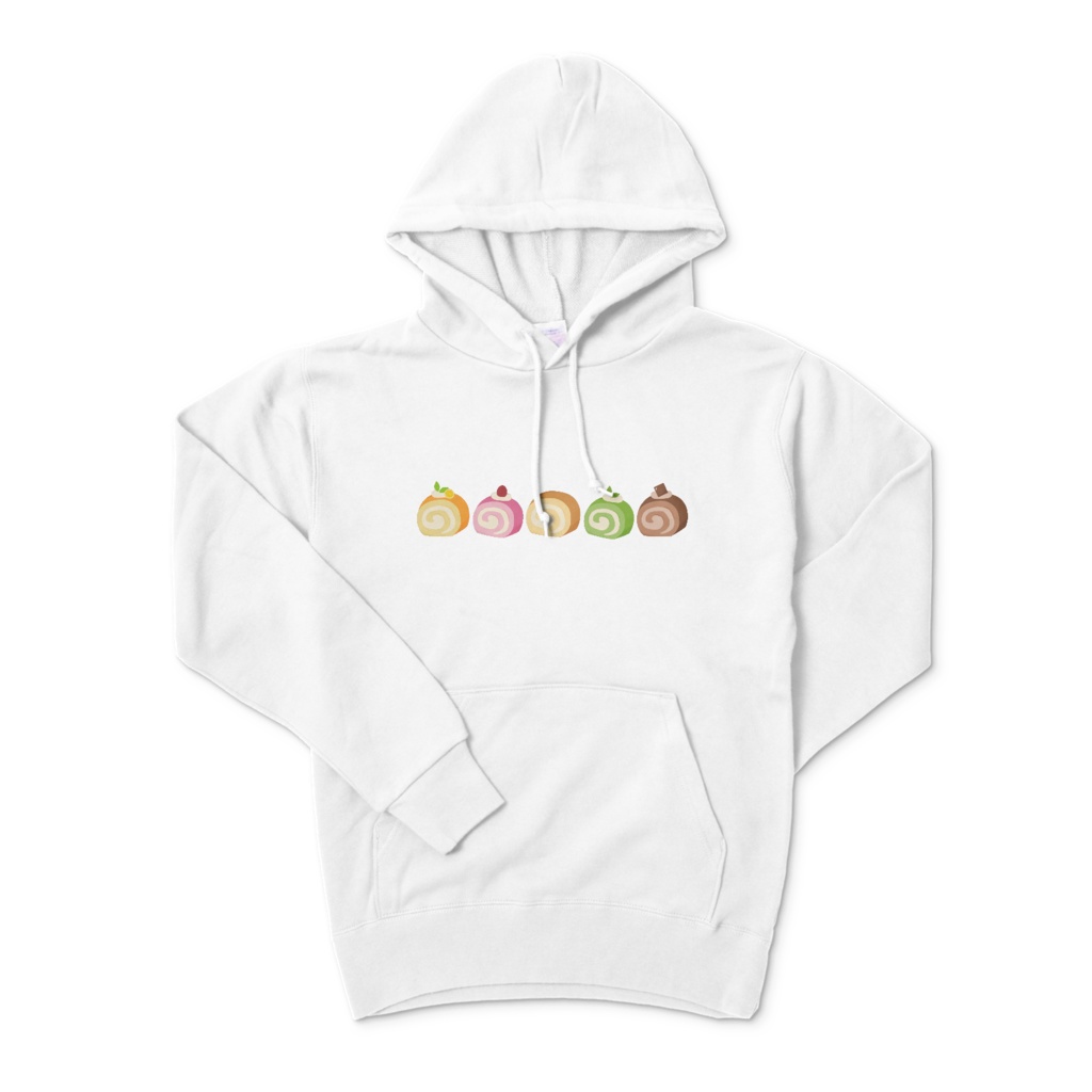 ロールケーキのパーカー