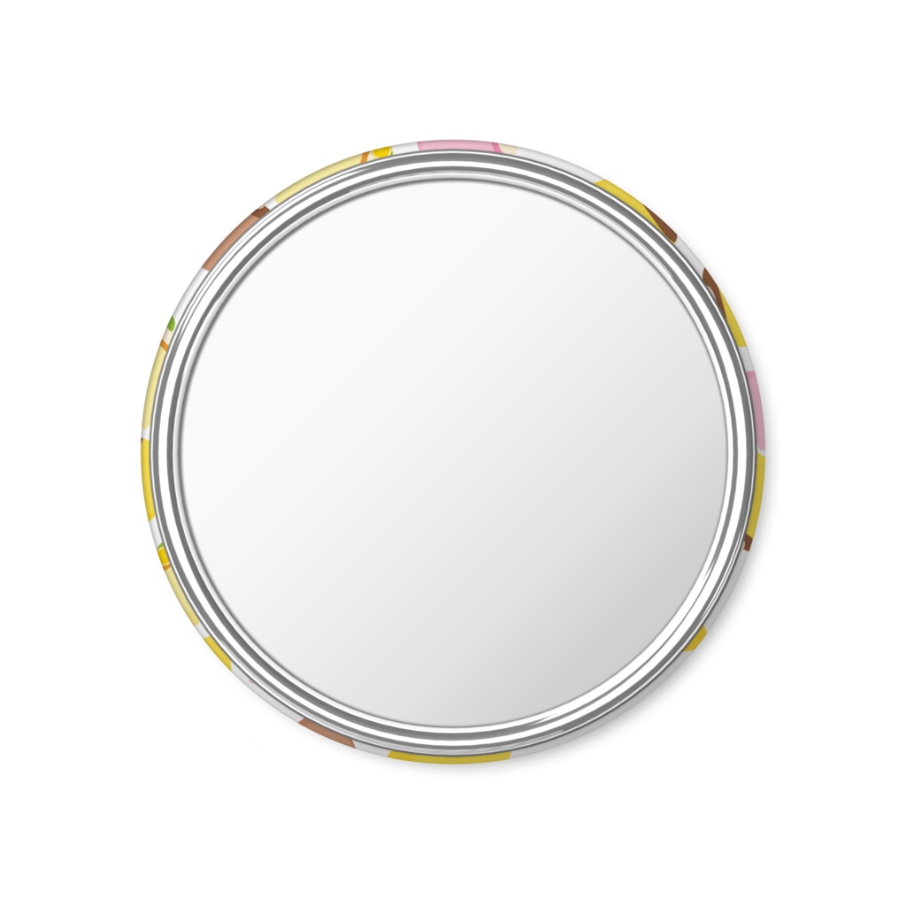 プリンの缶ミラー