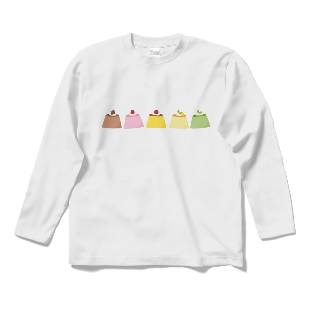 プリンのロングスリーブTシャツ