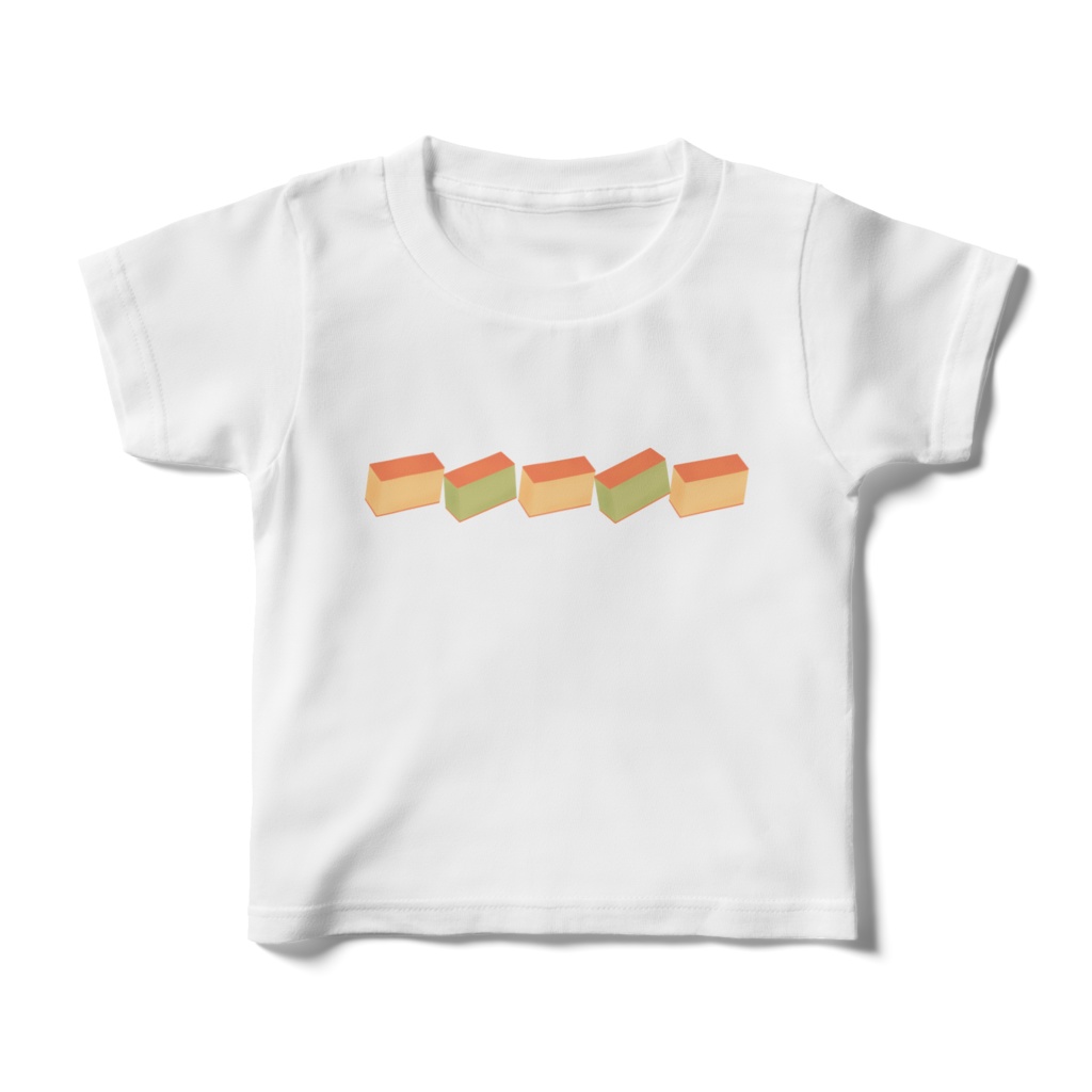 カステラのキッズTシャツ