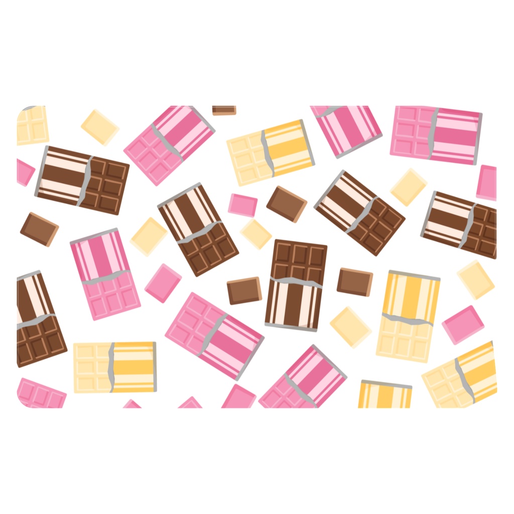 チョコレートのICカードステッカー
