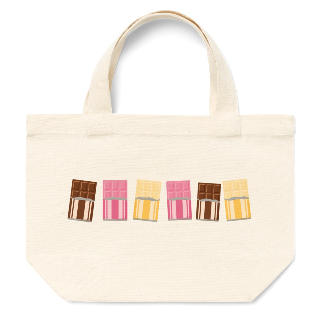 チョコレートのトートバッグ