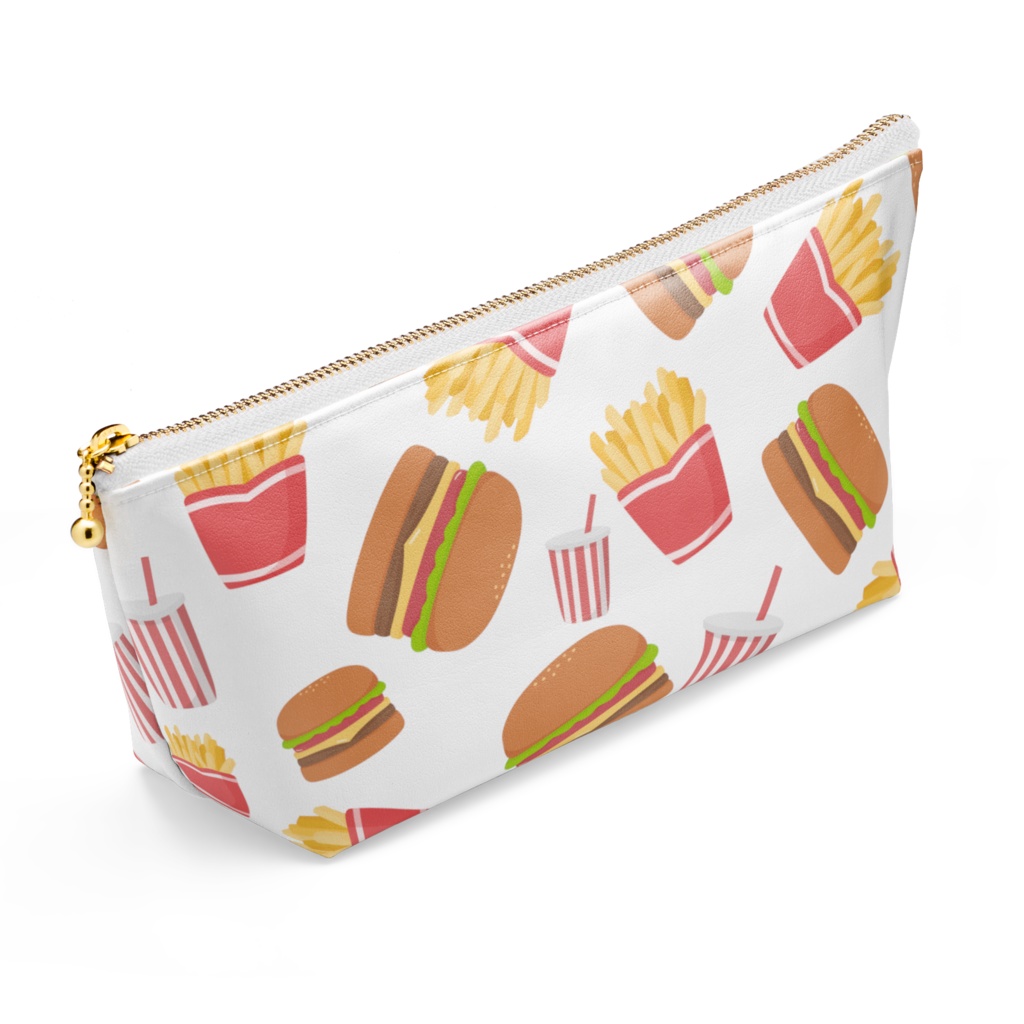 ハンバーガーのポーチ