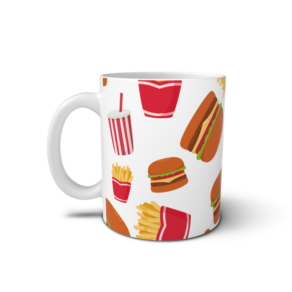 ハンバーガーのマグカップ