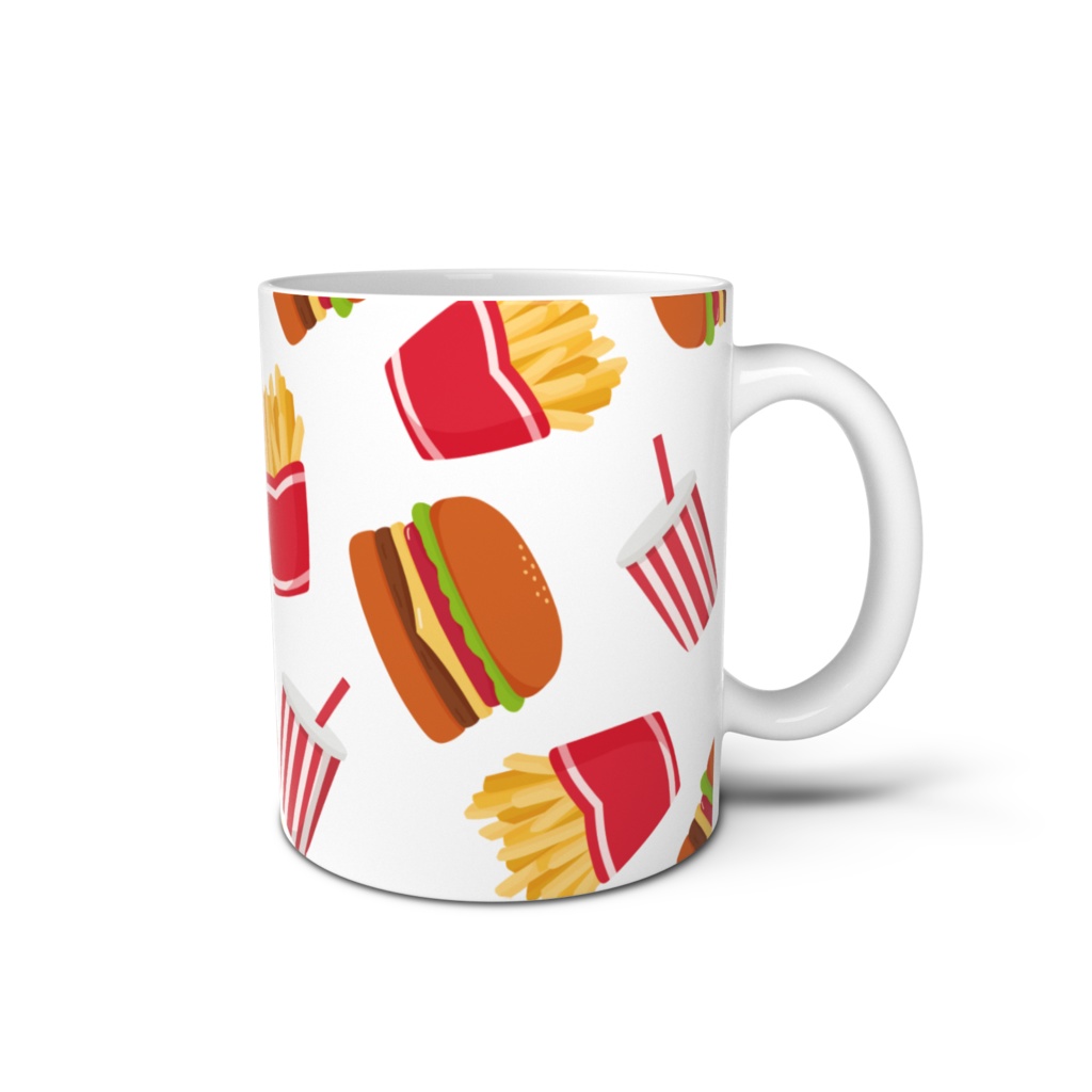 ハンバーガーのマグカップ