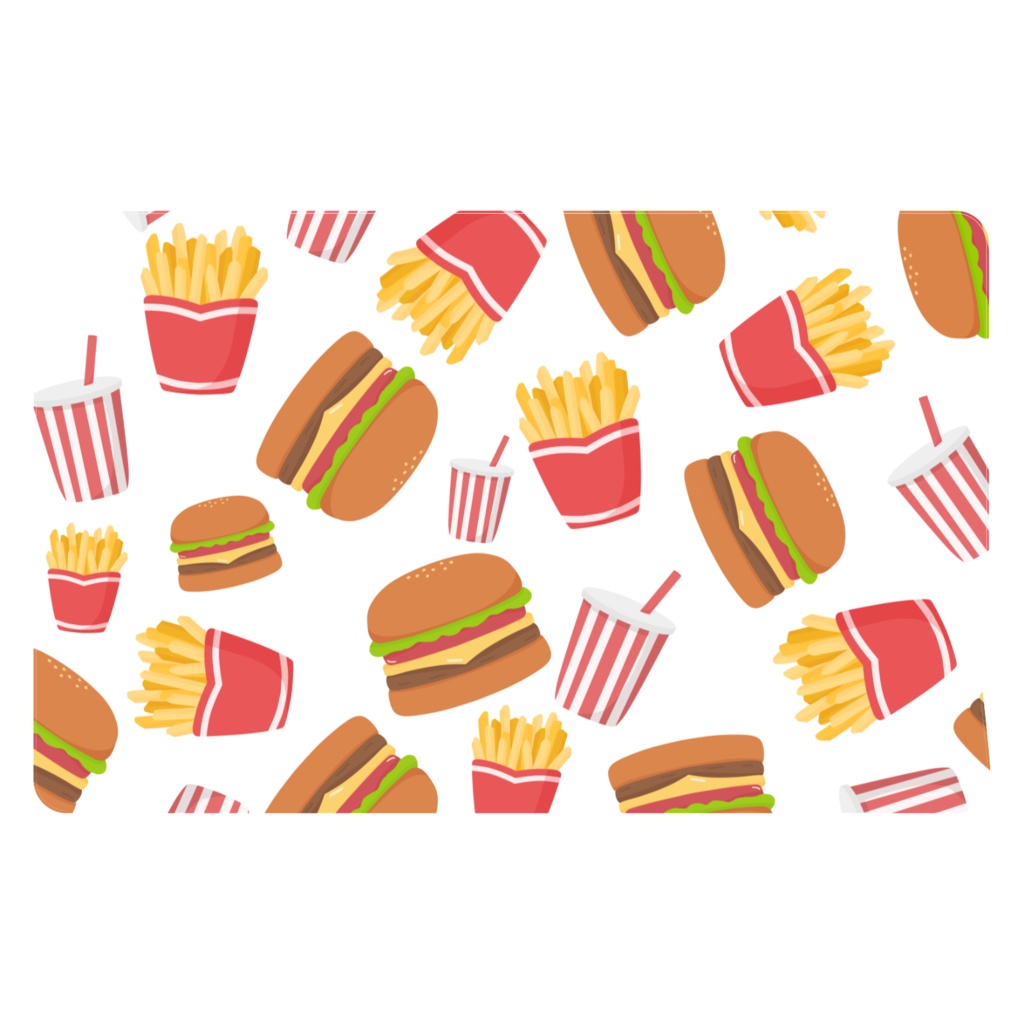 ハンバーガーのICカードステッカー