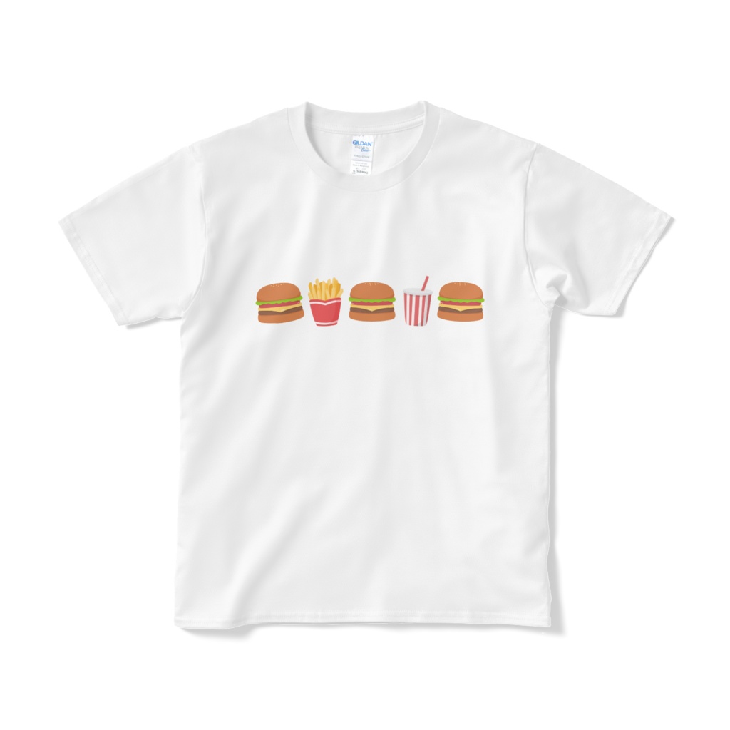 ハンバーガーのTシャツ