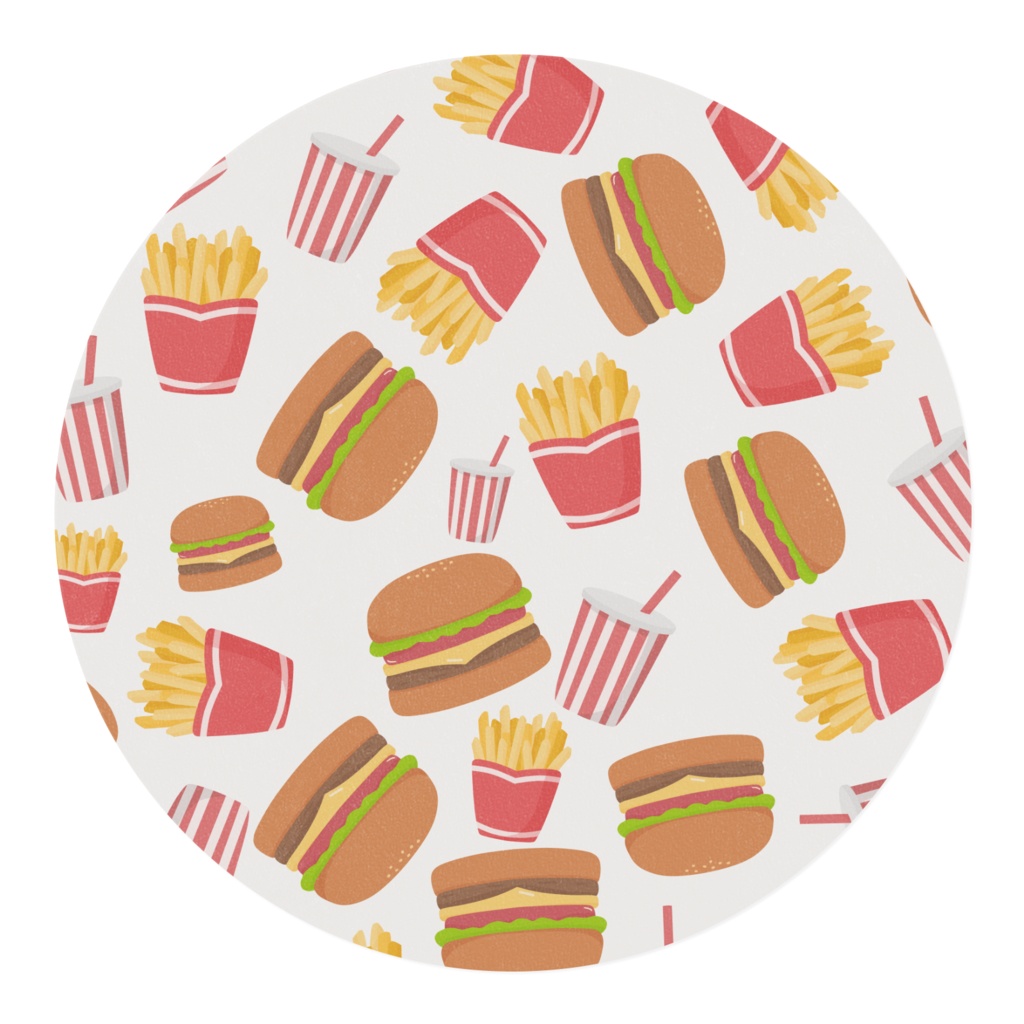 ハンバーガーのマスキングテープ