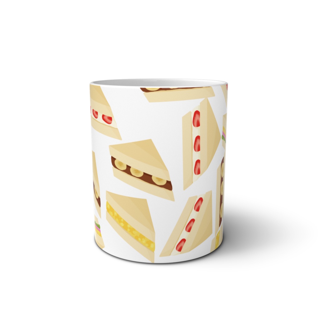 サンドイッチのマグカップ