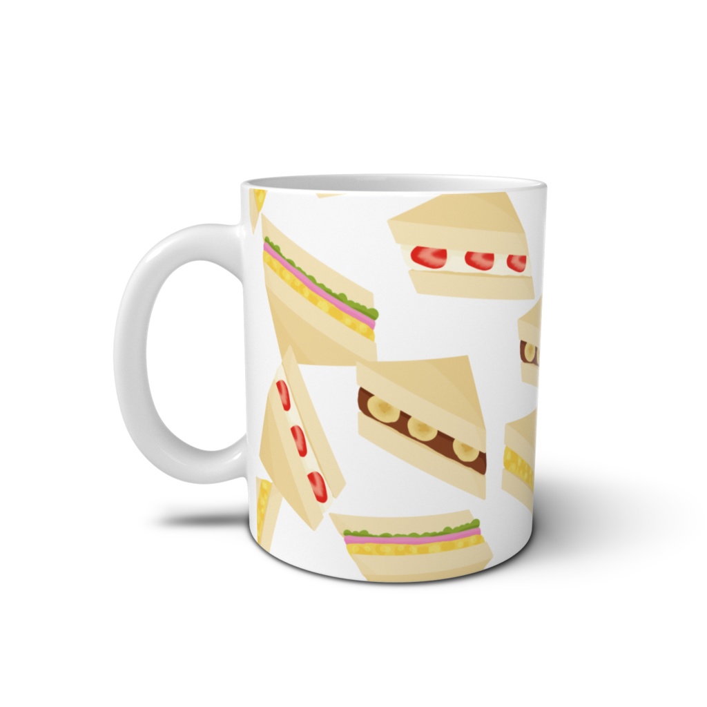 サンドイッチのマグカップ
