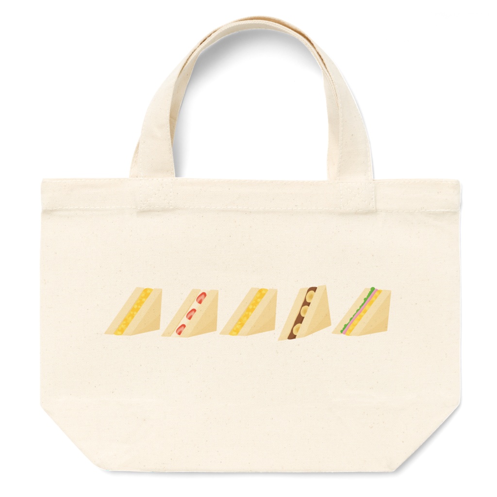 サンドイッチのトートバッグ