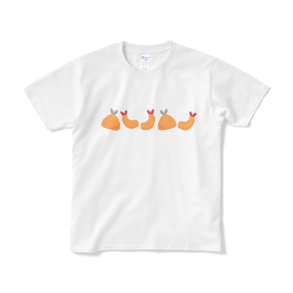 アジフライとエビフライのTシャツ