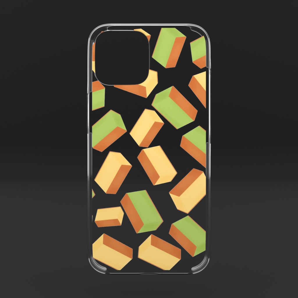 カステラのクリアiPhoneケース
