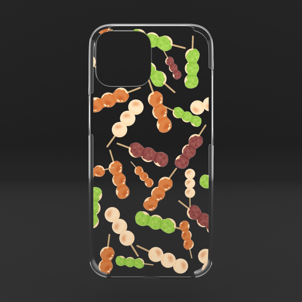 おだんごのクリアiPhoneケース