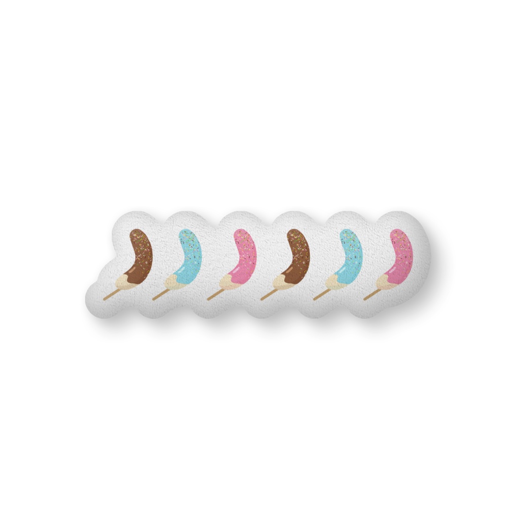 チョコバナナのクッション