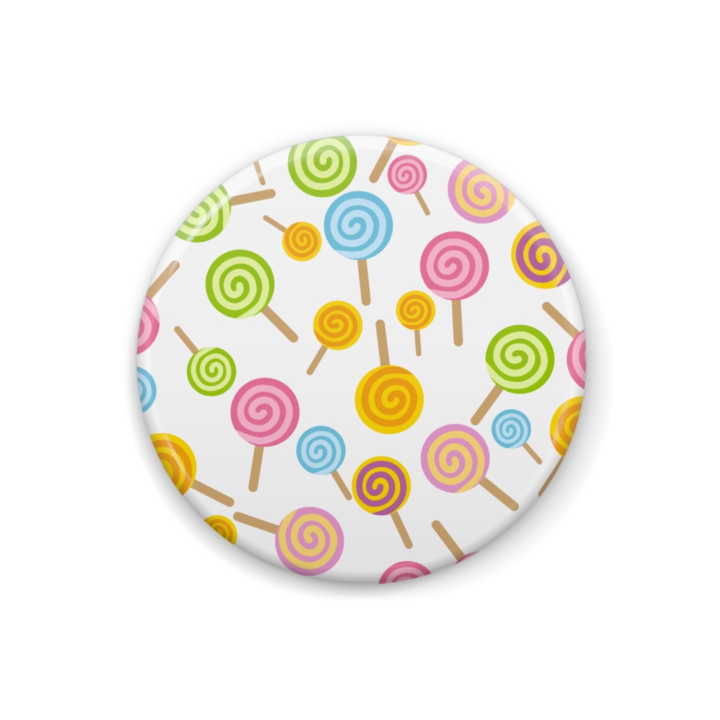 キャンディの缶バッジ