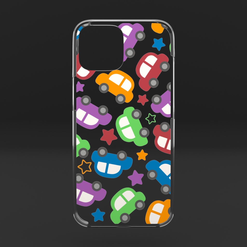 クルマのクリアiPhoneケース