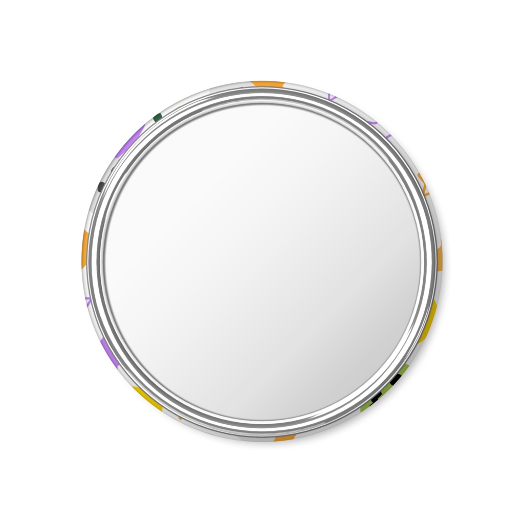 ハロウィンの缶ミラー