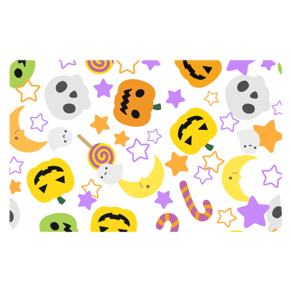 ハロウィンのICカードステッカー