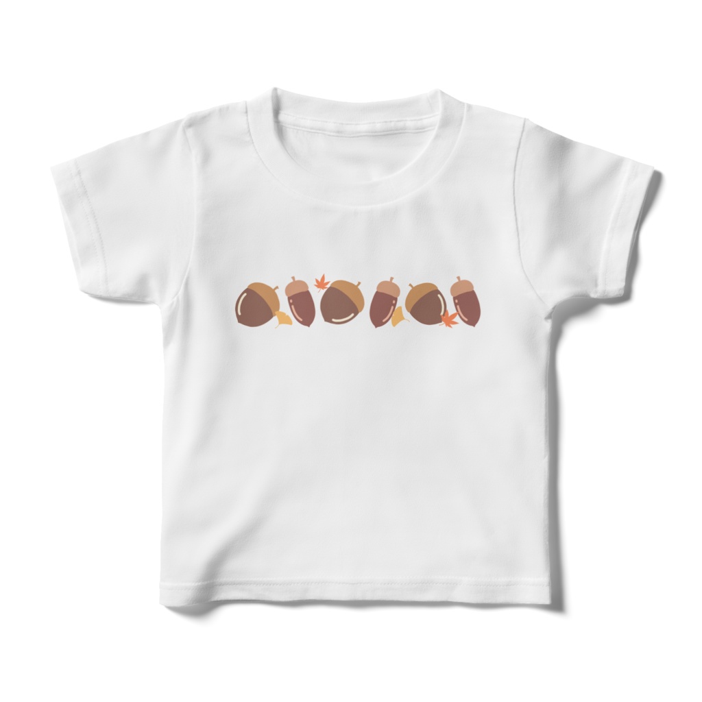 ドングリのキッズTシャツ