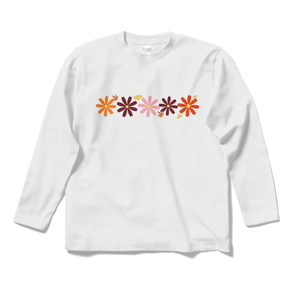 コスモスのロングスリーブTシャツ