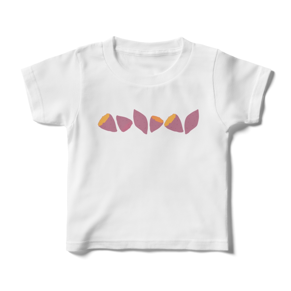サツマイモのキッズTシャツ