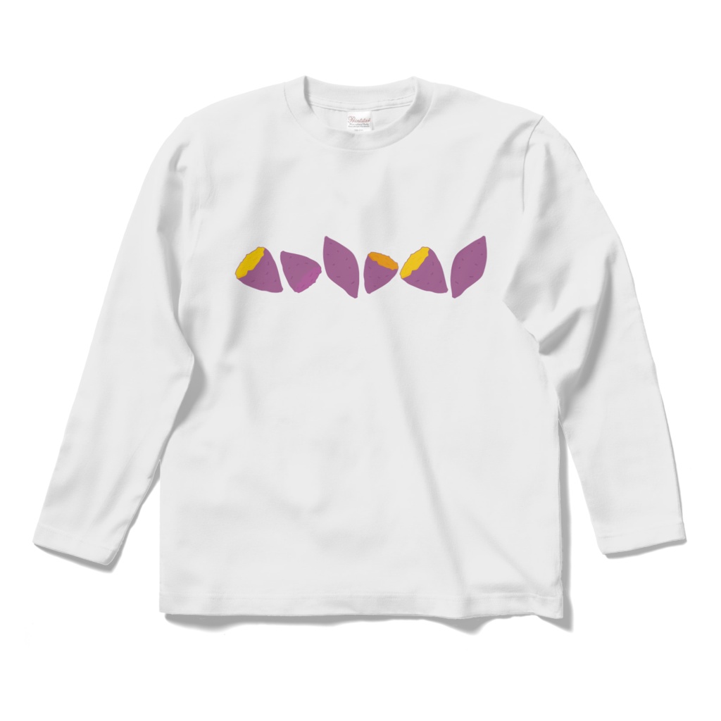 サツマイモのロングスリーブTシャツ