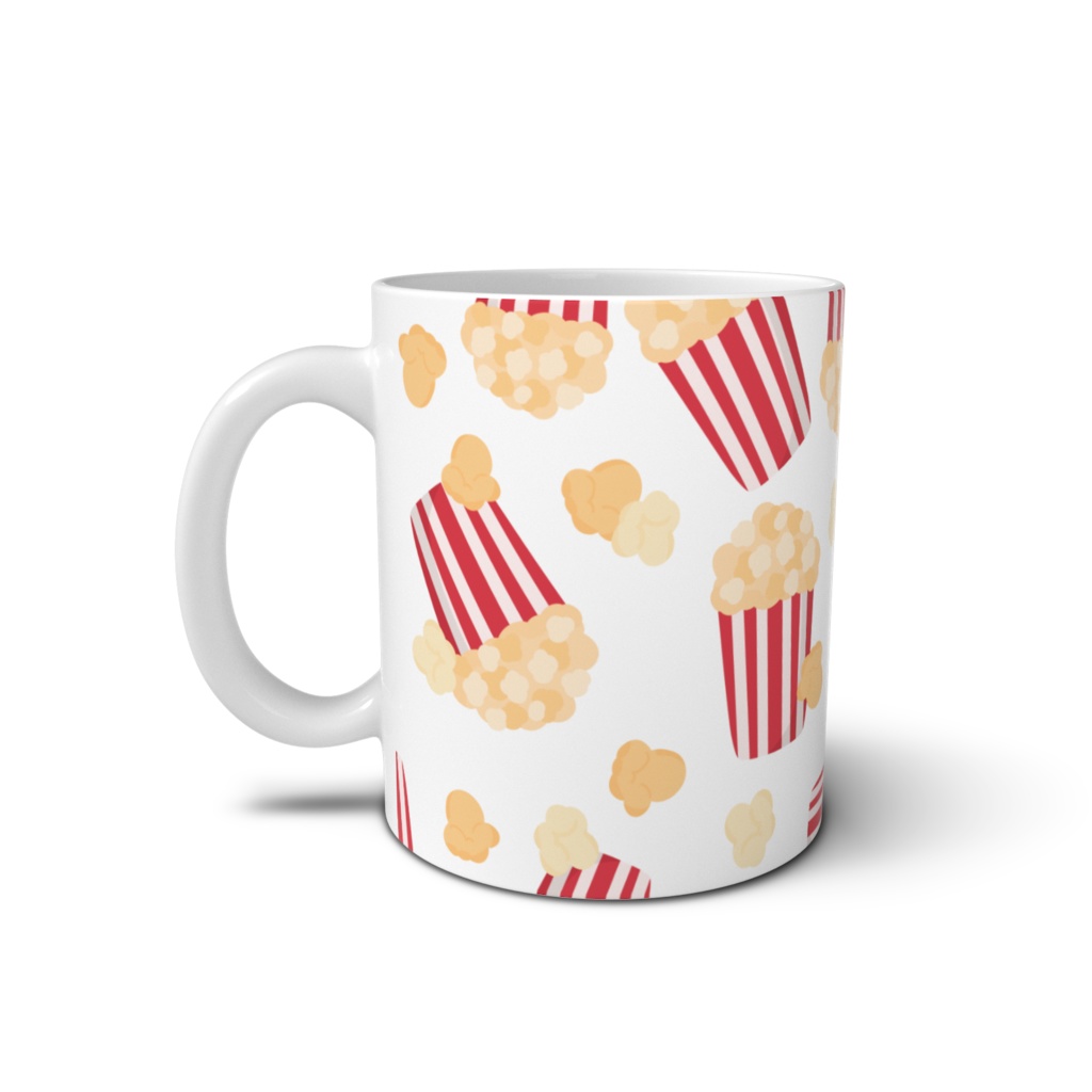 ポップコーンのマグカップ