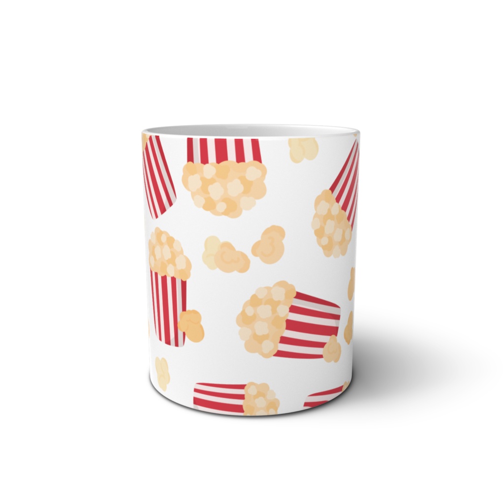 ポップコーンのマグカップ