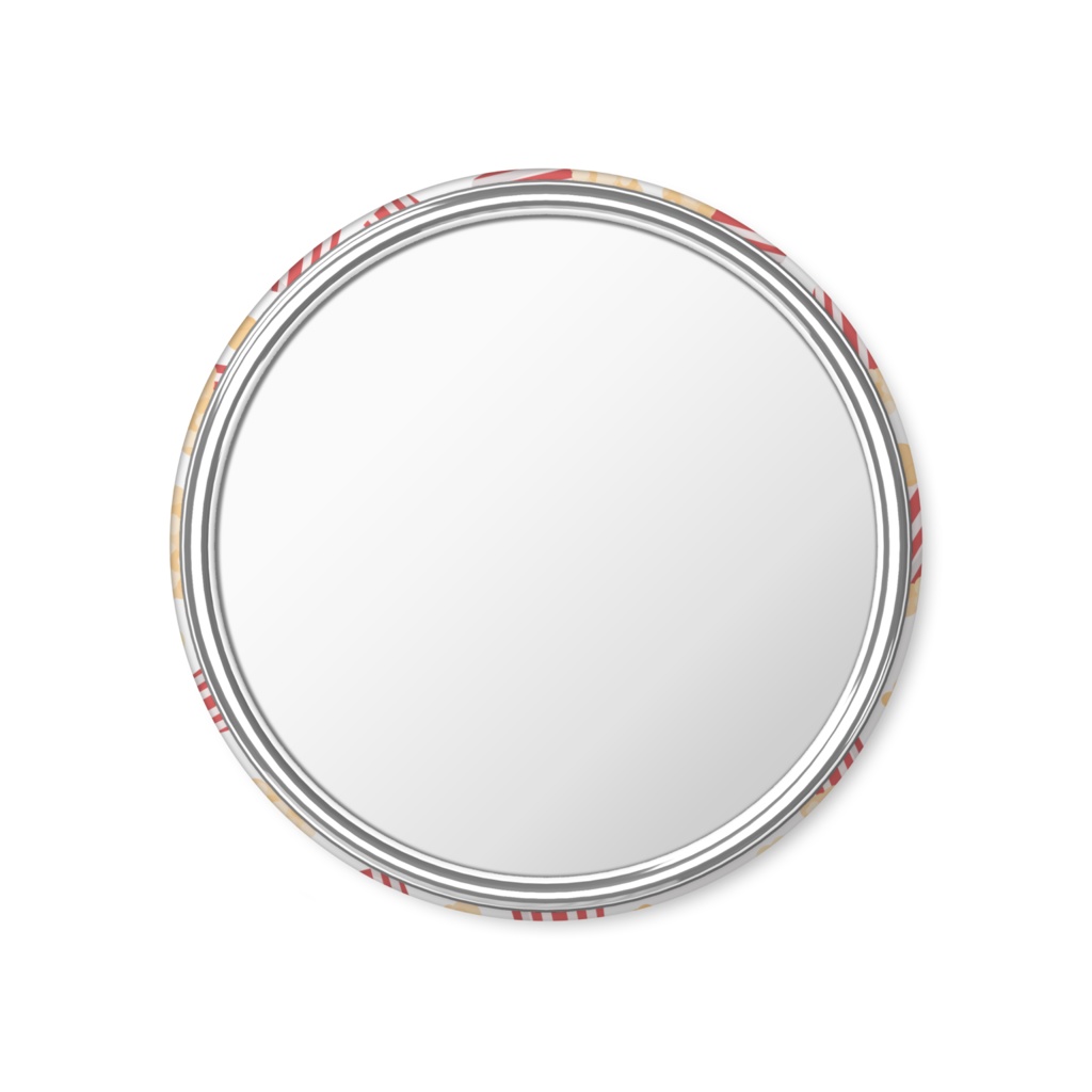 ポップコーンの缶ミラー