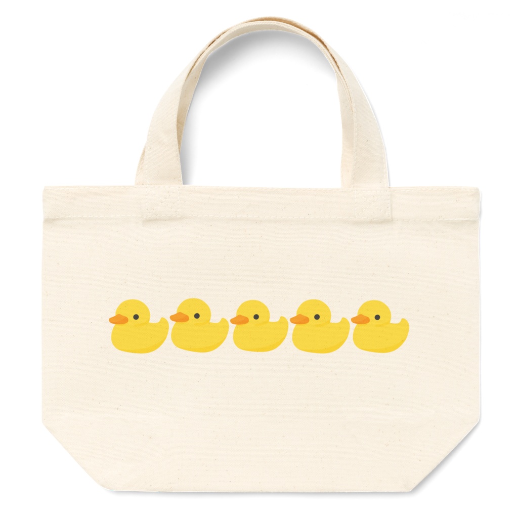 アヒルのトートバッグ