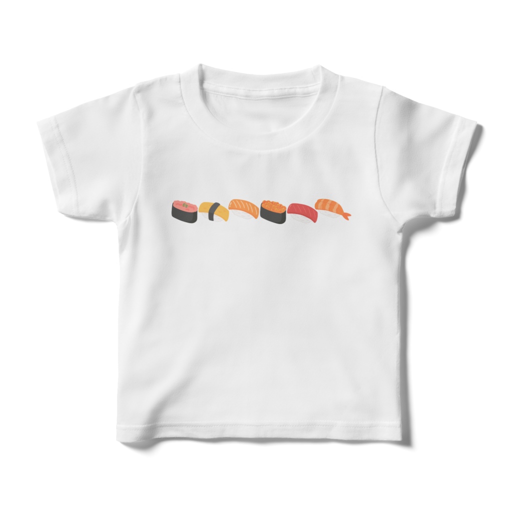 お寿司のキッズTシャツ