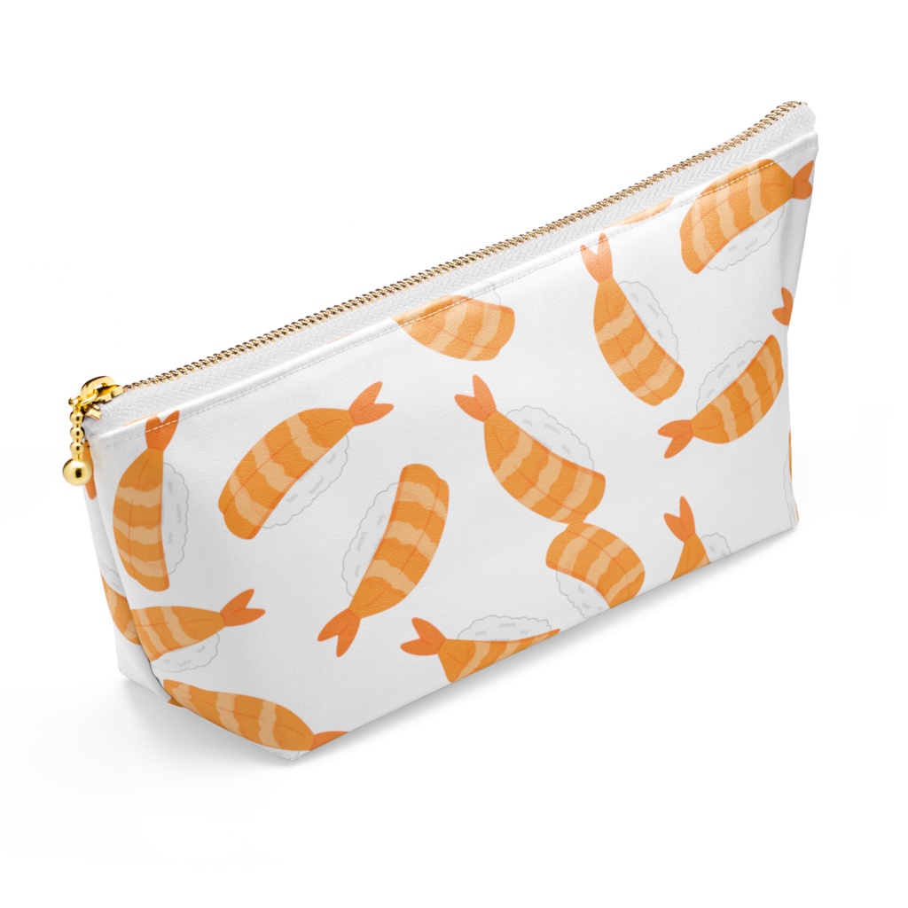 エビのお寿司のポーチ