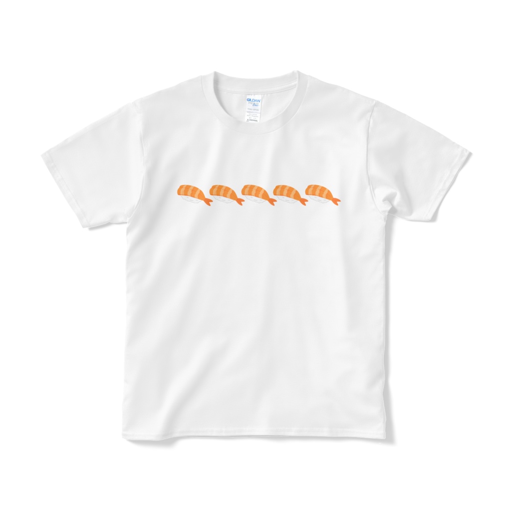 エビのお寿司のTシャツ