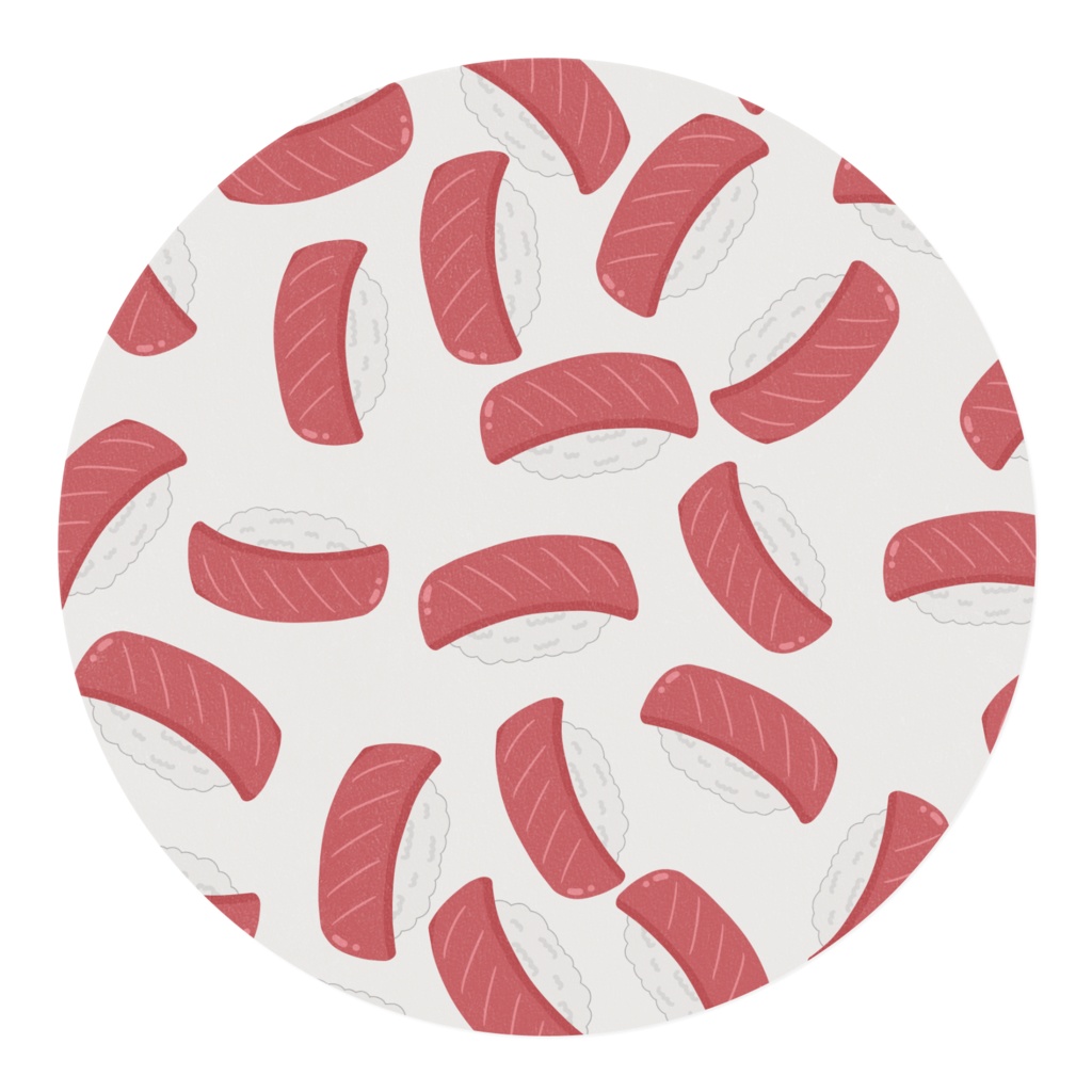 マグロのお寿司のマスキングテープ